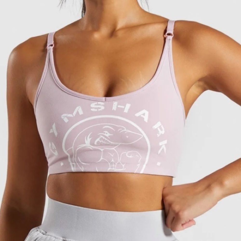 Gymshark Legacy Fitness Sports Bra Washed Lavender